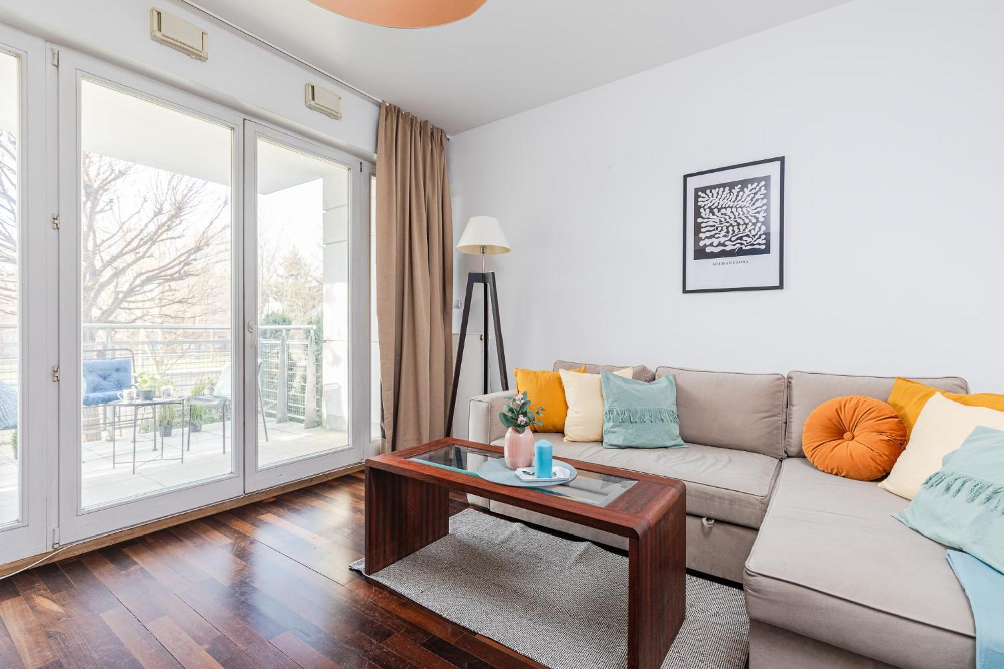 Superapart Wilanowska Apt 20 "Pet-Friendly 1Br Home With Patio Warszawa Eksteriør billede